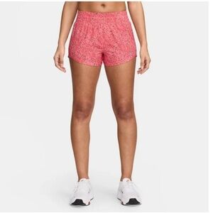 Nike Pink Athletic Shorts High-Waisted Relaxed Fit 3”dri fit loose fit